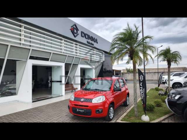 Fiat Uno ATTRACTIVE 1.0 Flex 6V 5p  - Vermelha - 2015/2016