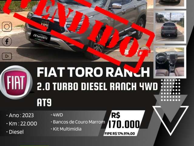 FIAT TORO RANCH 2.0 TURBO DIESEL 4WD AT9