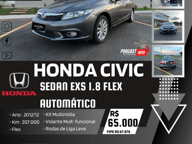 HONDA CIVIC SEDAN EXS 1.8 FLEX AUTOMÁTICO 