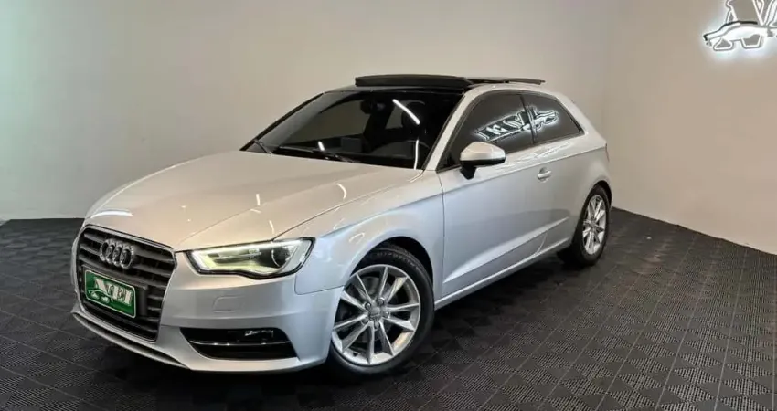 Audi A3 1.8 Turbo 180cv 3p Aut. Tip.  - Prata - 2013/2014