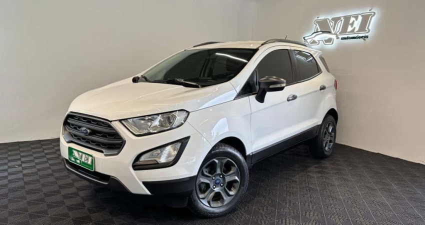 Ford EcoSport FREESTYLE 1.5 12V Flex 5p Mec.  - Branca - 2017/2018