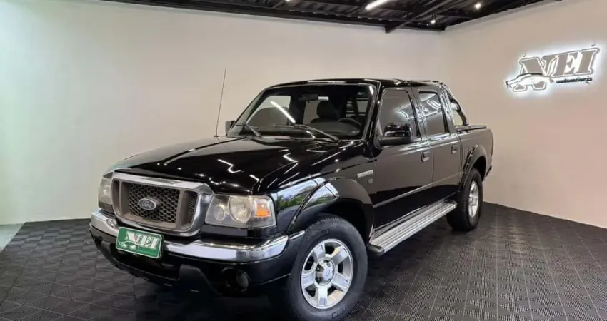 Ford Ranger XLT 3.0 PSE 163cv 4x4 CD TB Dies.  - Preta - 2006/2006
