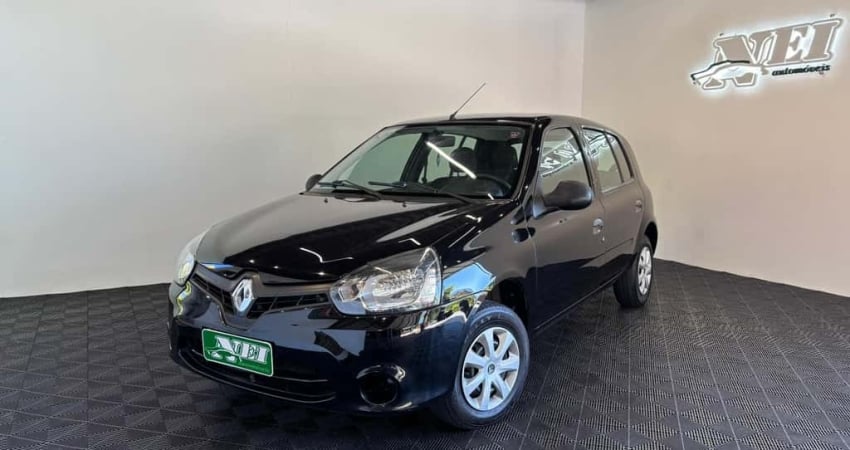 Renault Clio RN/Alizé/Expr./1.0 Hi-Power 16V 5p  - Preta - 2013/2014