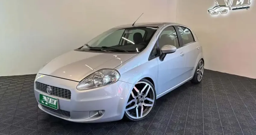 Fiat Punto  ELX 1.4 Fire Flex 8V 5p  - Prata - 2008/2008