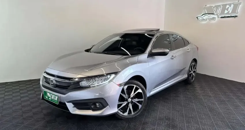 Honda Civic Sedan TOURING 1.5 Turbo 16V Aut.4p  - Prata - 2018/2019