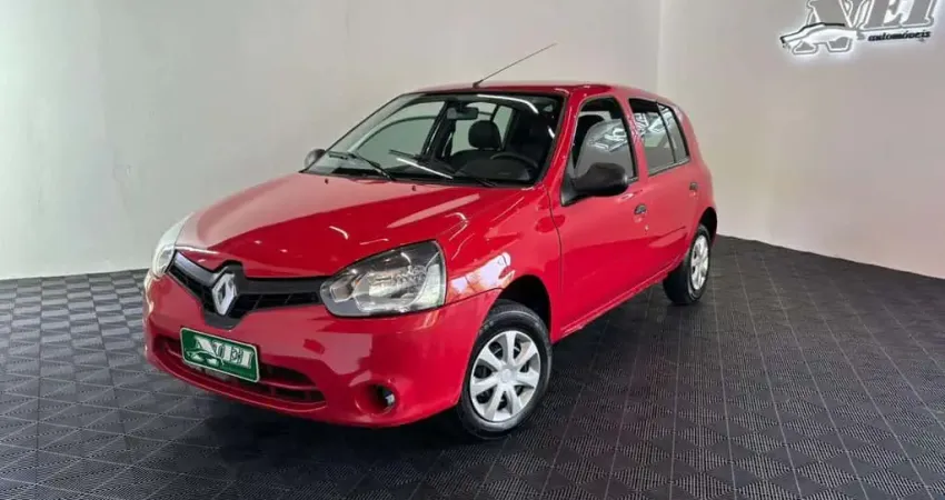 Renault Clio RN/Alizé/Expr./1.0 Hi-Power 16V 5p  - Vermelha - 2013/2014
