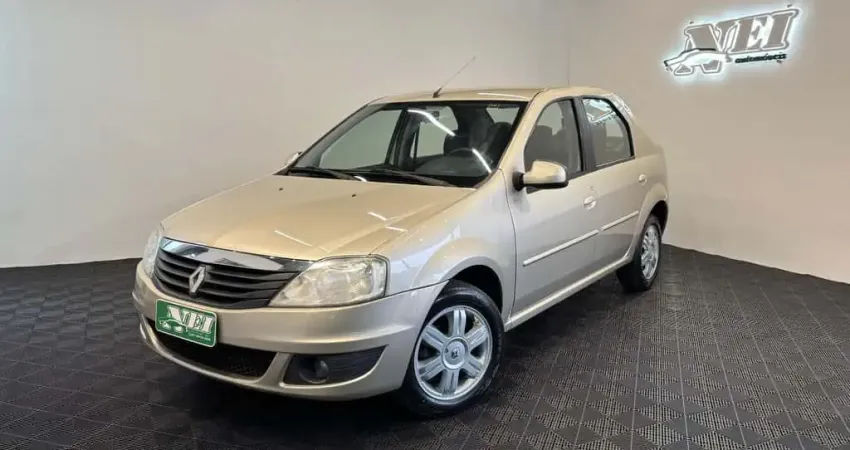 Renault Logan Expression Hi-Flex 1.6 16V 4p Aut  - Bege - 2011/2012