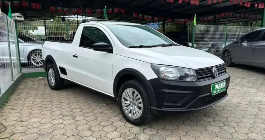 Volkswagen Saveiro Robust 1.6 Total Flex 16V  - Branca - 2023/2023
