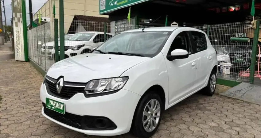 Renault Sandero Expression Hi-Power 1.0 16V 5p  - Branca - 2016/2017