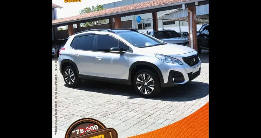 Peugeot 2008 Griffe 1.6 Turbo 16V - Prata - 2019/2020