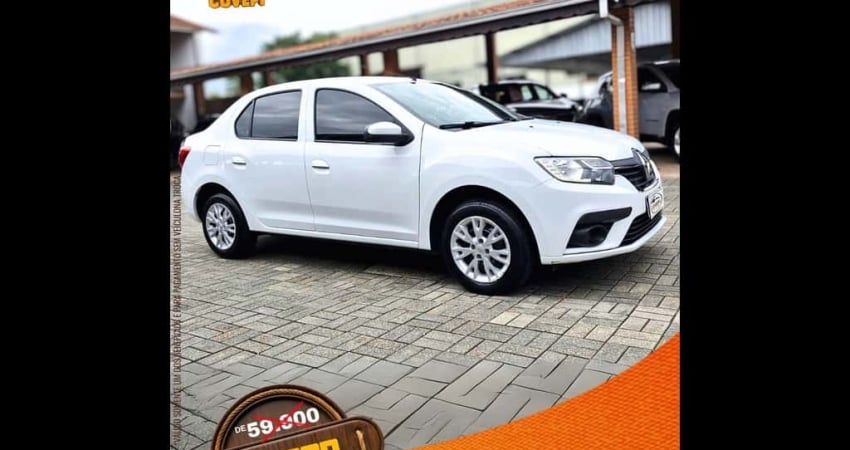 Renault Logan Zen Flex 1.6 16V 4p Mec.  - Branca - 2020/2021