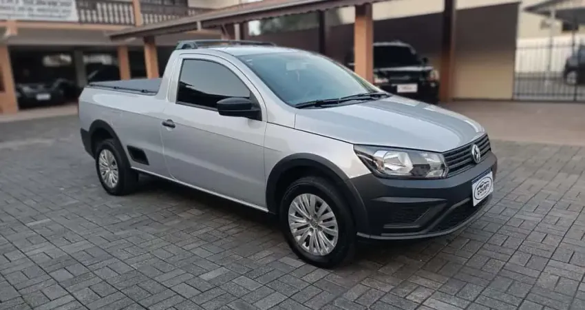 Volkswagen Saveiro Robust 1.6 Total Flex 8V  - Prata - 2022/2023