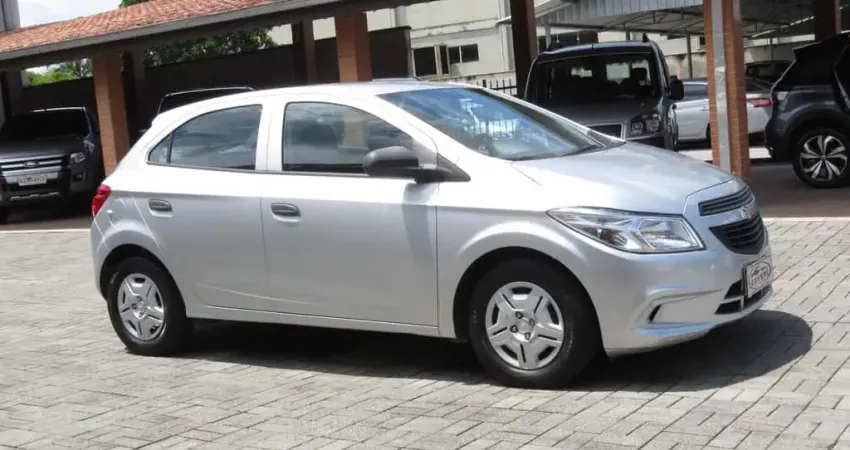 Chevrolet Onix HATCH Joy 1.0 8V Flex 5p Mec.  - Prata - 2017/2018