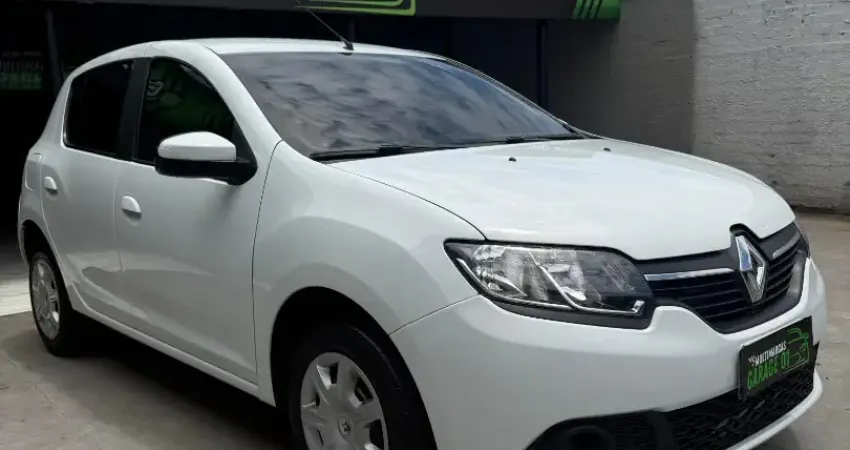 SANDERO EXPRESSION 1.6 8V – 2017  Completo, revisado e pronto pra rodar!