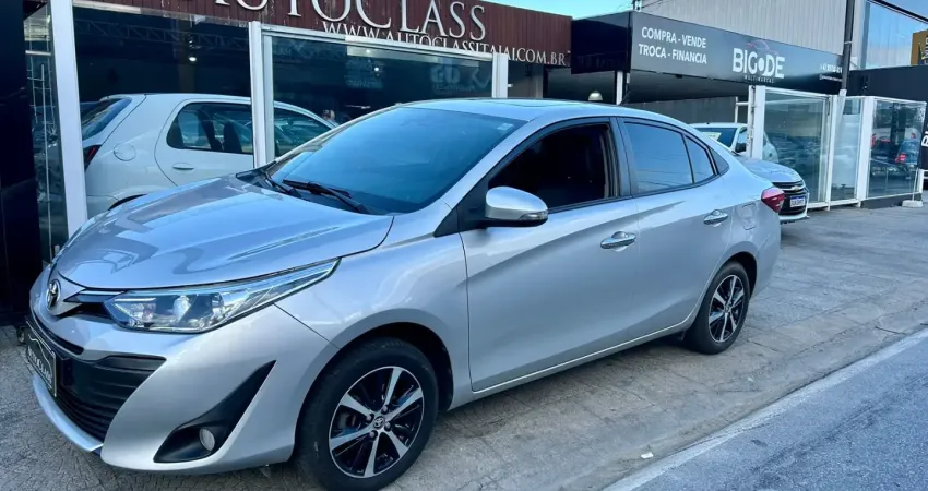 IMPECAVEL! TOYOTA/ YARES 1.5 XLS AUTOMATICO 2019 COM COURO