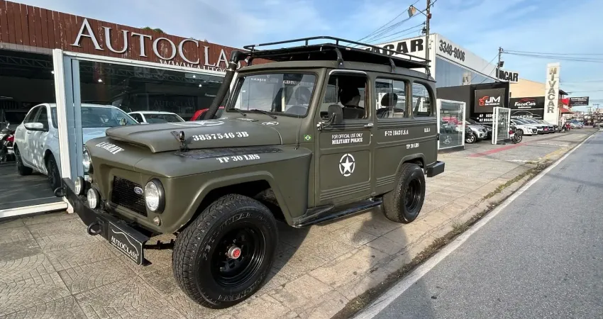 FORD/ RURAL F-75 1966 4 X 4 - ORIGINAL! LACRADA! IMPECAVEL! !!