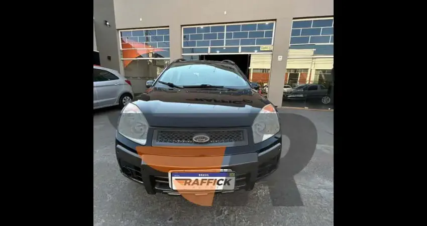 Ford Fiesta TRAIL 1.6 8V Flex 5p  - Preta - 2009/2010