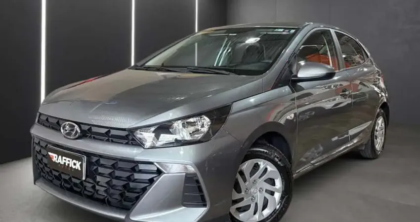 Hyundai HB20 1.0 Flex 12V Mec.  - Cinza - 2023/2024