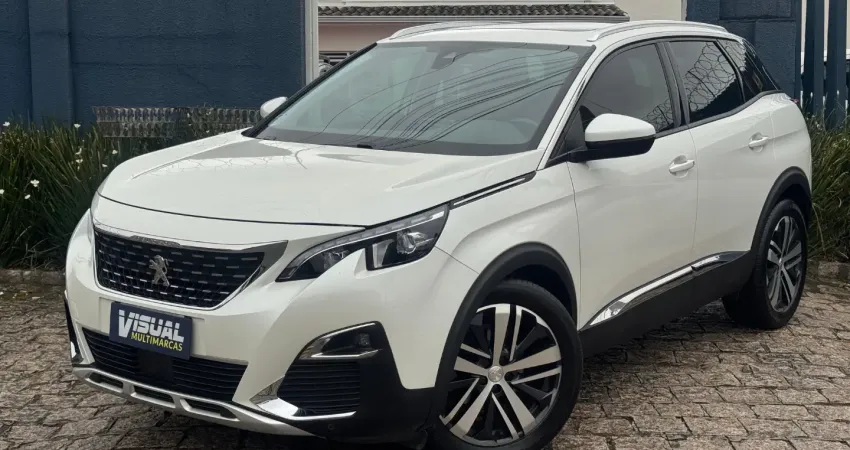 Peugeot 3008 Griffe 1.6 THP Automático 2018  Branco Pérola 90.000 km  Único Dono