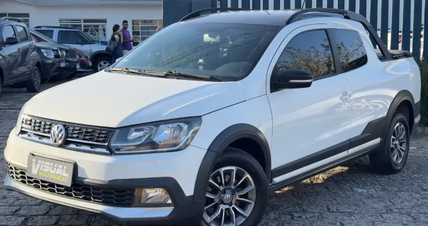 Volkswagen Saveiro Cross 1.6 2018 – Branca – 106.000 km – Perícia Aprovada
