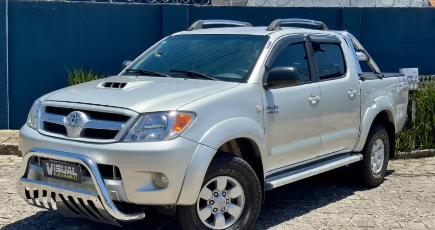 Toyota Hilux SRV 2008 – 336.000 km – Único Dono  – Extrema Qualidade – 4 Pneus em Excelente Estado –