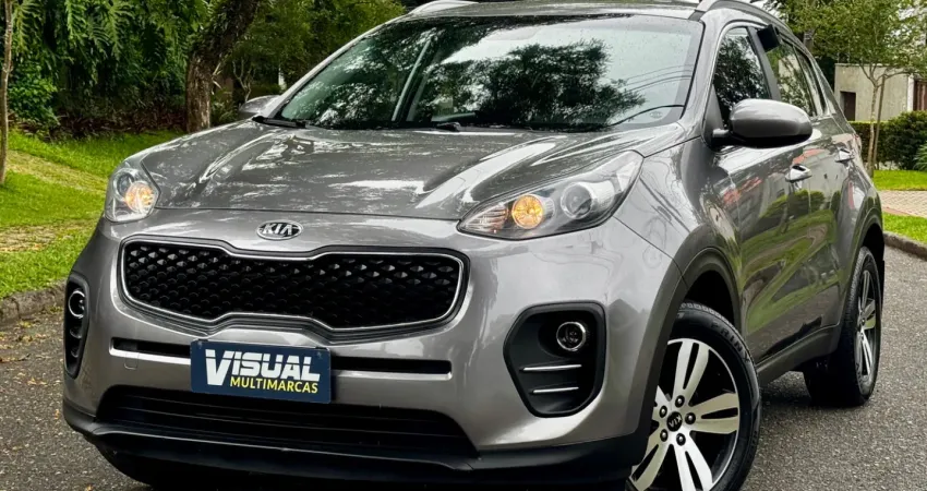 Kia Sportage LX 2017 – 88.000 km – Cor Cinza – Excelente Estado e Procedência