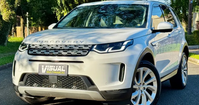 Land Rover Discovery Sport D200 Turbo Diesel 2022 – 73.000 km – Branco – Interior em Couro Branco – 