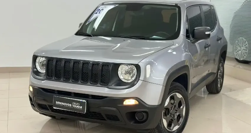 O Jeep Renegade 1.8 16V 4P 2020 é um SUV bicombustível (Flex) que utiliza o motor 1.8 E.torQ