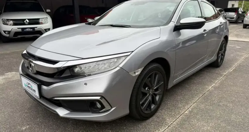 Honda Civic TOURING CVT - Prata - 2020/2020