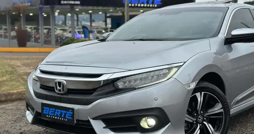 Honda Civic Sedan Touring 1.5 Turbo Aut - Prata - 2018/2018