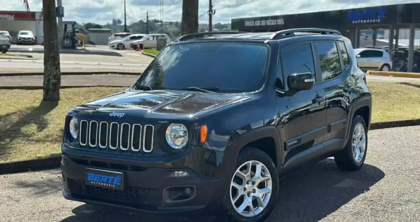 Jeep Renegade Longitude 1.8 4x2 Flex Aut. - Preta - 2016/2016