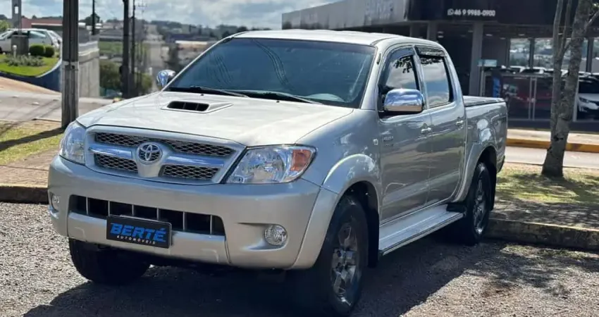 Toyota Hilux CD SRV 4x4 3.0 Diesel Aut - Prata - 2007/2007