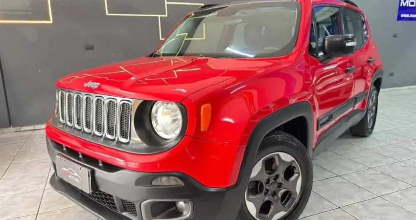 Jeep Renegade 1.8 16V FLEX SPORT 4P AUTOMÁTICO - Vermelha - 2015/2016