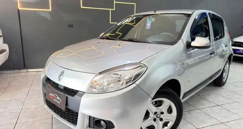 Renault Sandero 1.6 EXPRESSION 16V FLEX 4P MANUAL - Prata - 2012/2012