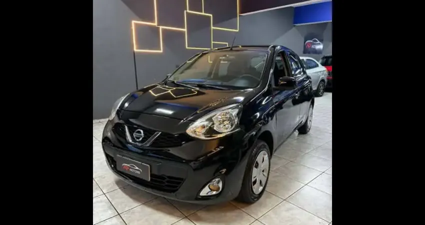Nissan March 1.0 S 12V FLEX MANUAL - Preta - 2015/2015