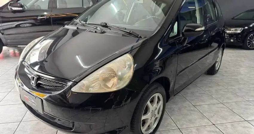Honda Fit 1.5 EX GASOLINA 4P MANUAL - Preta - 2008/2008