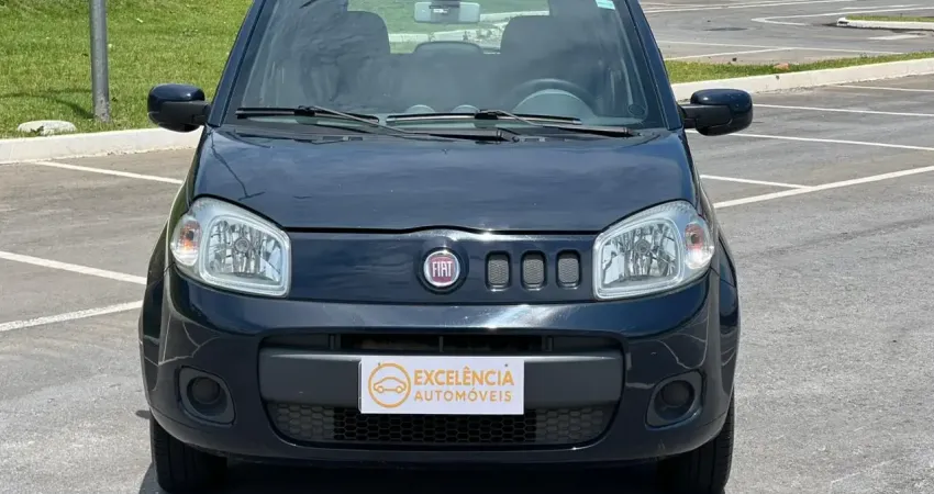 Fiat Uno Economy 1.4 2013/2014  -  hatch compacto conhecido por sua robustez e foco em baixo consumo