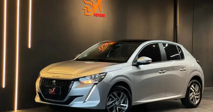 PEUGEOT 208 CATIV PACK 2021 AUTOMÁTICO COM TETO PANORÃMICO  