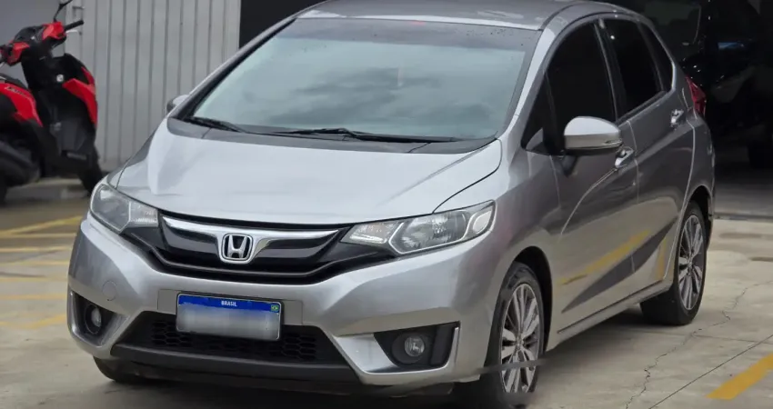 HONDA - FIT EX 1.5 FLEX AUTOMATICO (CVT) 2016 - COMPLETO + COURO