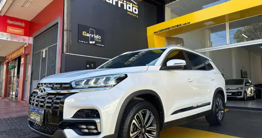 TIGGO 8 1.6 TURBO 2023 7 LUGARES COM TETO PANORAMICO  