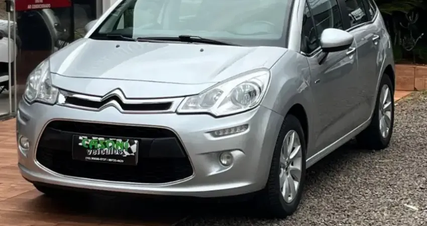 CITROEN C3 EXCLUSIVE 1.6 COM PÁRA BRISA PANORÂMICO AUTOMÁTICO 2013