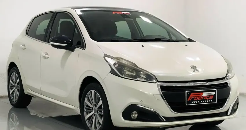  Peugeot 208 Griffe 2017 – Teto Panorâmico • Câmbio AISIN 6 marchas • 121.000 km – R$ 59.800,00  Se 
