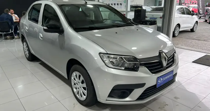  RENAULT LOGAN ZEN 1.0 FLEX 12V – MANUAL!   Um sedã completo, confiável e pronto pra tudo!