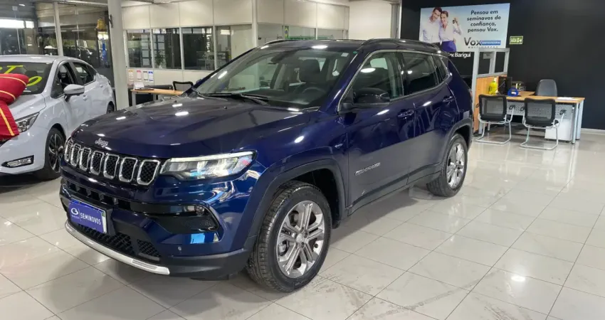  JEEP COMPASS LONGITUDE 1.3 T270 TURBO AT6 4x2 – OPORTUNIDADE ABAIXO DA FIPE!