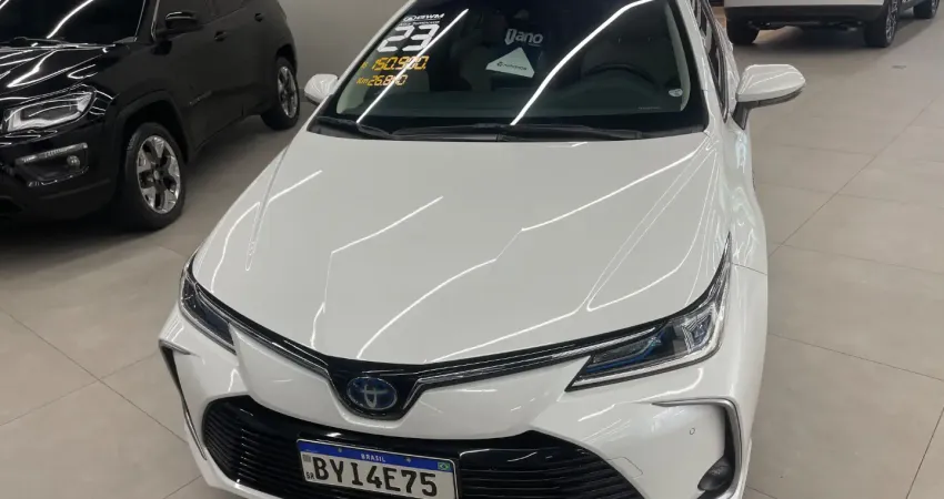 Corolla altos híbrido único dono 2023 impecável grupo Gwm todas revisões 