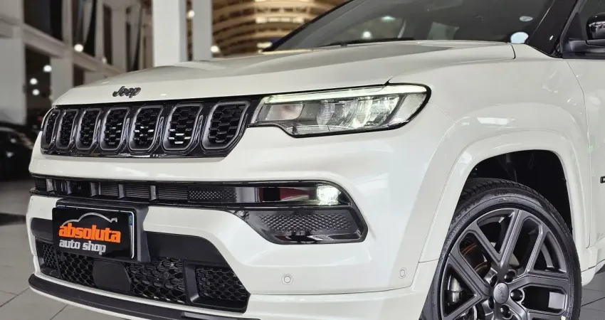 JEEP COMPASS 1.3 T270 TURBO FLEX S AT6 2024/2025 BRANCA COM APENAS 9.000 KM