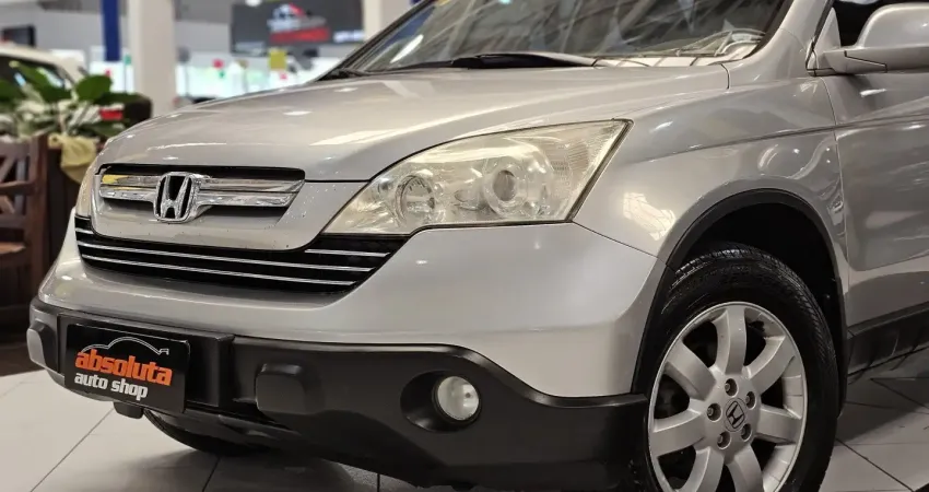 HONDA CRV 2.0 EXL 4X4 16V GASOLINA 4P AUTOMÁTICO PRATA 2008/2009
