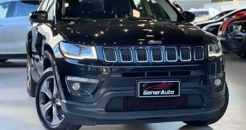 Jeep Compass LONGITUDE 2.0 4x2 Flex 16V Aut.  - Preta - 2018/2018