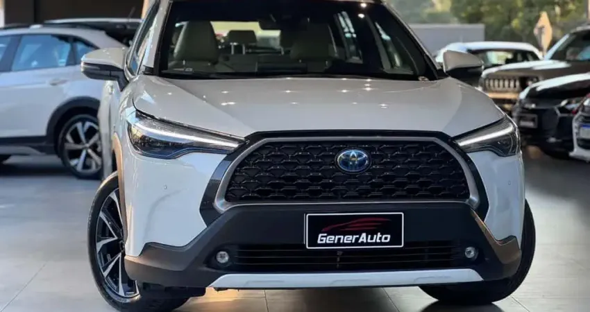 Toyota Corolla Cross XRX 1.8 16V Aut. (Híbrido)  - Branca - 2021/2022