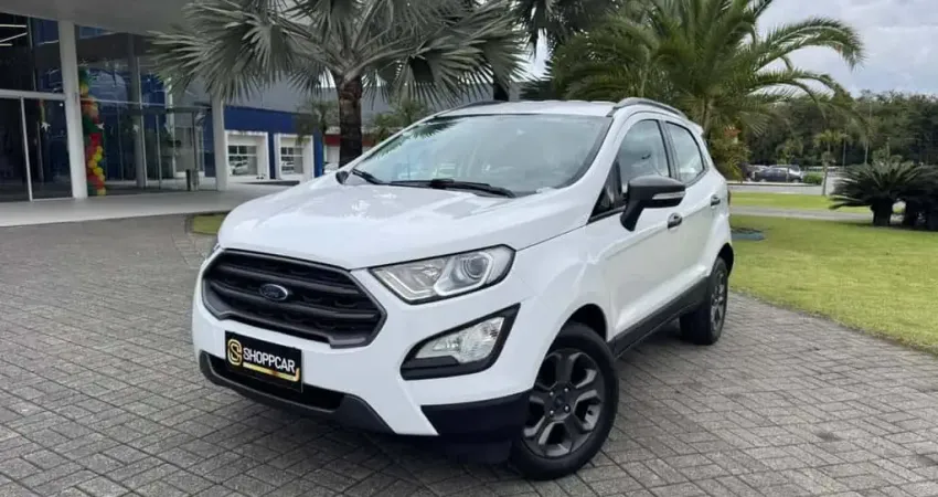 Ford EcoSport FREESTYLE 1.5 12V Flex 5p Aut.  - Branca - 2018/2019